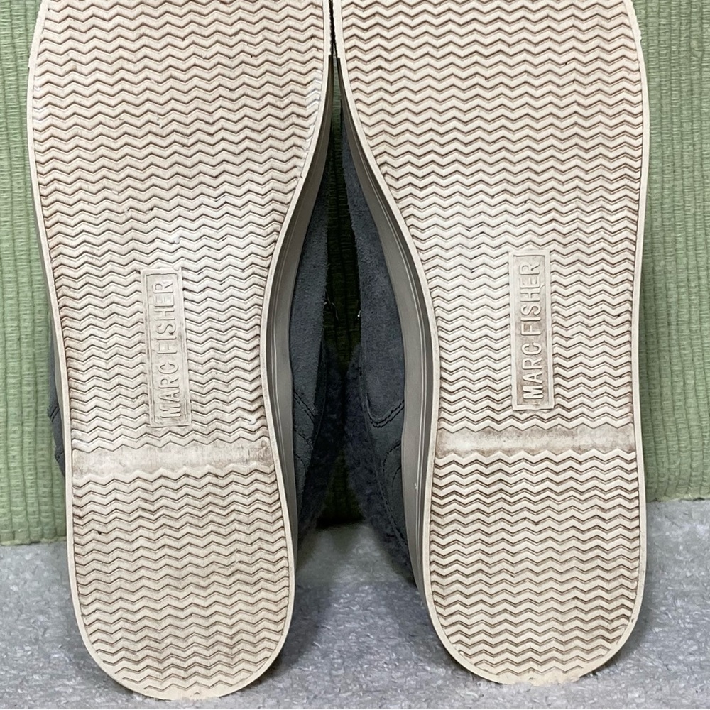 MARC FISHER Women's MFDARLEN-T Grey Suede Lined Boots Sneaker Shoes SZ 9.5M - Picture 10 of 12